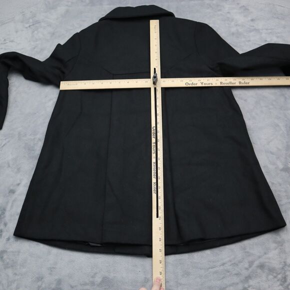 Ambiance Apparel Jacket Womens L Black Long Sleeve Button Down Collared Pockets - Picture 6 of 16